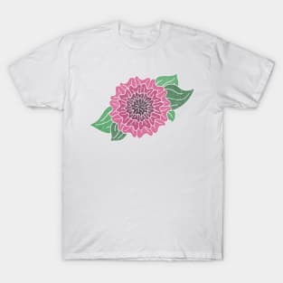 Tudor Rose Ombré Pink T-Shirt